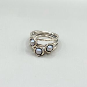 Pandora Triple Bloom RIng